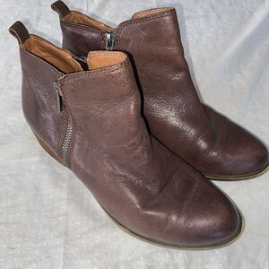Lucky Brand Women Size 9 BARTALINO booties metallic Bronze